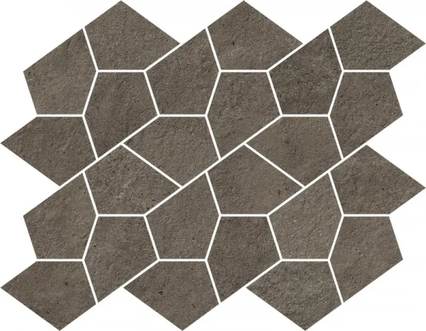 Керамогранит  / Италон / Italon / Eternum / Этернум/  Мозаика  Кофи Калейдо 35,6х27,6  / Coffee Mosaico Kaleido 35,6х27,6